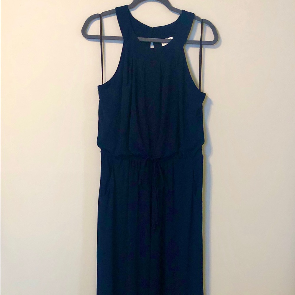 Navy blue jumpsuit